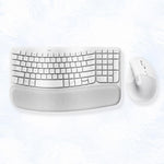 Set tastiera e mouse ergonomico wireless Logitech WAVE KEYS LIFT COMBO