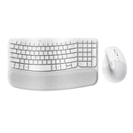 Set tastiera e mouse wireless ergonomico Logitech Wave