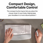 Set tastiera e mouse wireless ergonomico Logitech Wave
