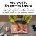 Set tastiera e mouse wireless ergonomico Logitech Wave