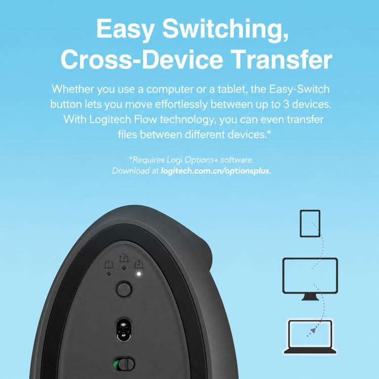 Set tastiera e mouse wireless ergonomico Logitech Wave