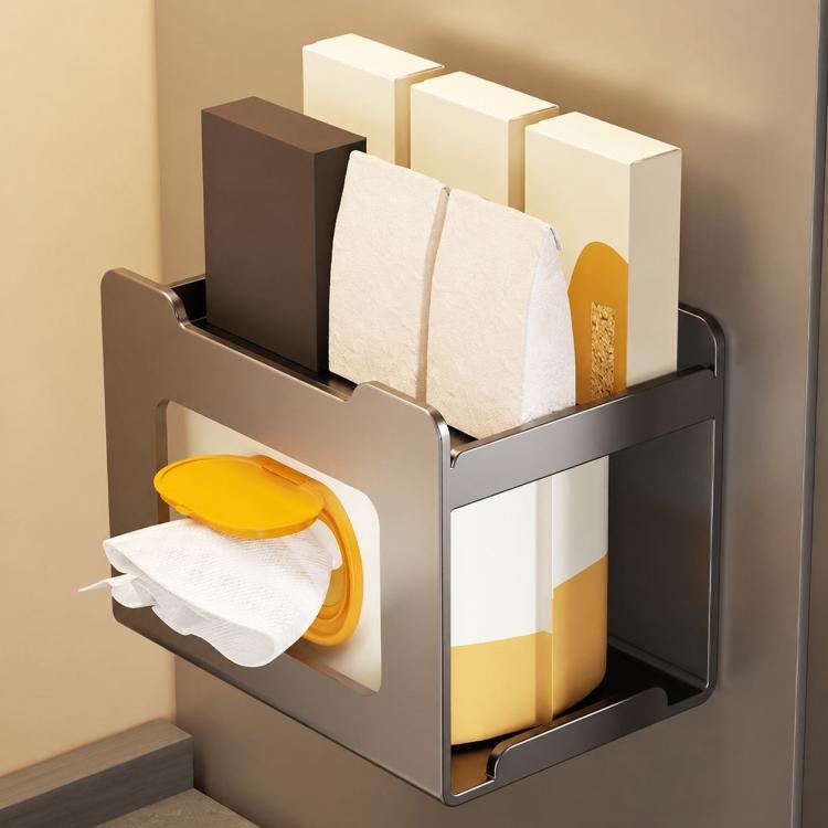 Porta fazzoletti magnetico multifunzionale da parete