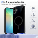 Custodia magnetica per telefono in PC+TPU satinato con effetto pelle., For Galaxy A07 / M07 / F07 4G, For Galaxy A17 4G / 5G / F17 / M17, For Galaxy A57 5G, For Galaxy A37 5G, For Galaxy A27 5G, For Galaxy A06 4G / 5G, For Galaxy A56 5G, For Galaxy A26...