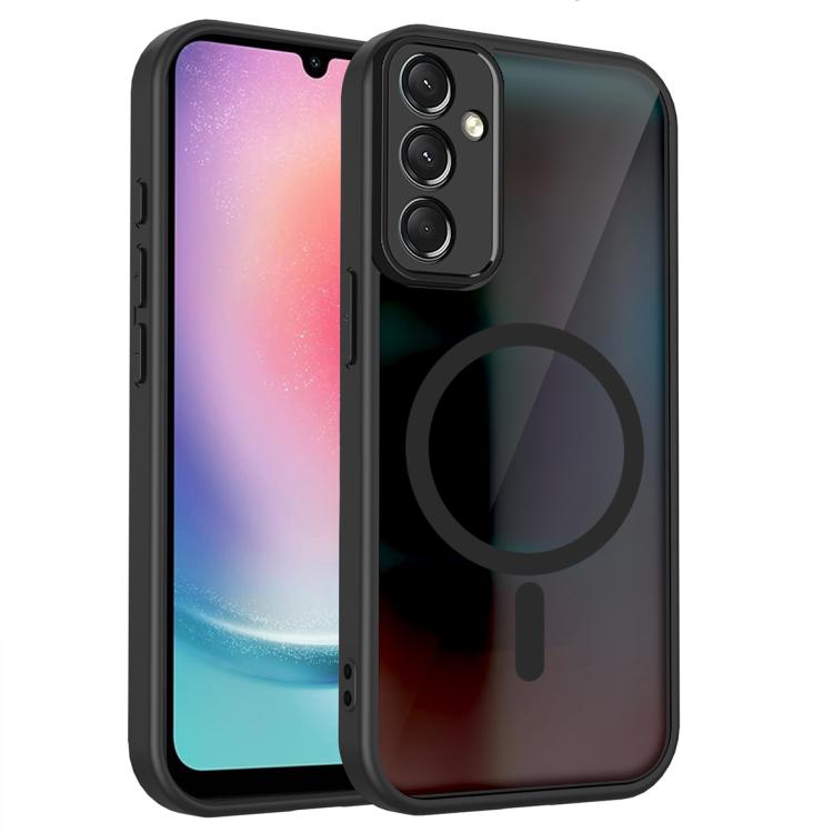 Custodia magnetica per telefono in PC+TPU satinato con effetto pelle., For Galaxy A07 / M07 / F07 4G, For Galaxy A17 4G / 5G / F17 / M17, For Galaxy A57 5G, For Galaxy A37 5G, For Galaxy A27 5G, For Galaxy A06 4G / 5G, For Galaxy A56 5G, For Galaxy A26...