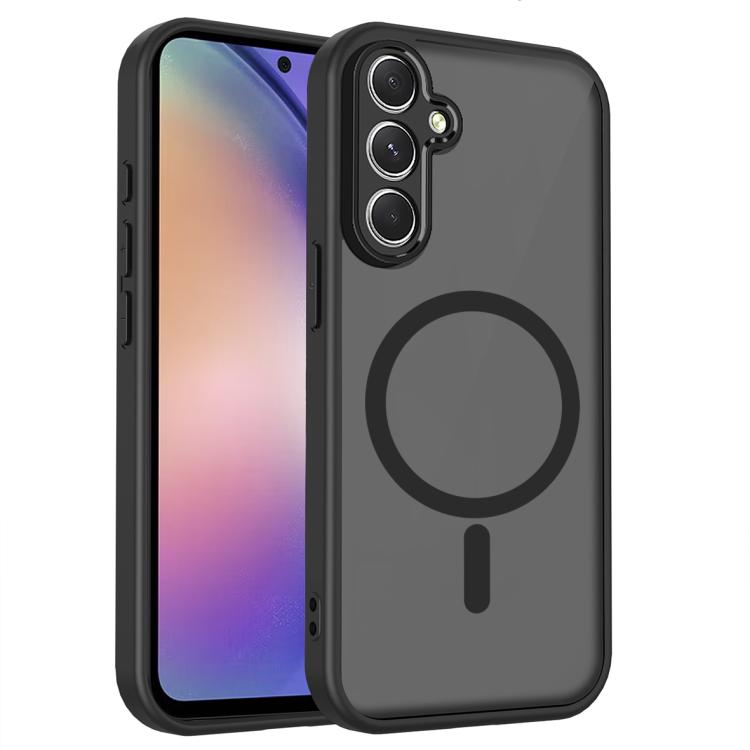 Custodia magnetica per telefono in PC+TPU satinato con effetto pelle., For Galaxy A07 / M07 / F07 4G, For Galaxy A17 4G / 5G / F17 / M17, For Galaxy A57 5G, For Galaxy A37 5G, For Galaxy A27 5G, For Galaxy A06 4G / 5G, For Galaxy A56 5G, For Galaxy A26...