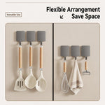 Gancio magnetico quadrato in metallo da parete, senza bisogno di forare., Single Pack, 5pcs Pack, 10pcs Pack