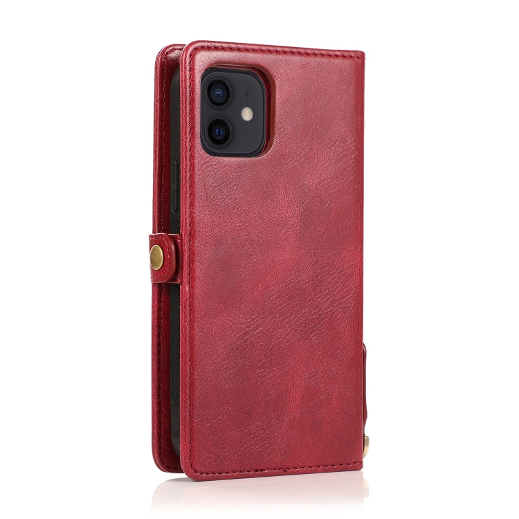 Custodia in pelle magnetica per iPhone 12 con supporto