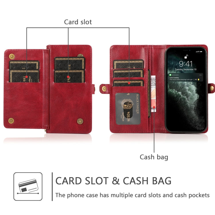 Custodia in pelle magnetica per iPhone 12 con supporto