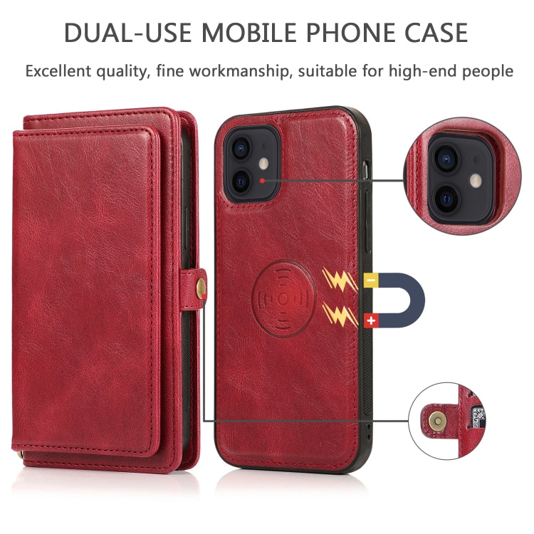 Custodia in pelle magnetica per iPhone 12 con supporto