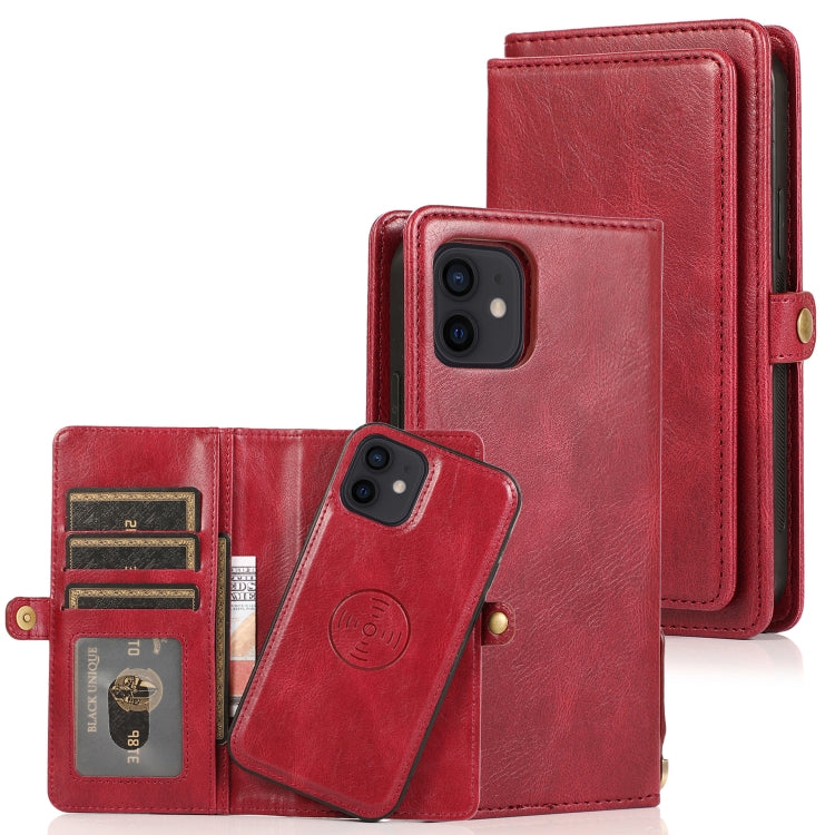 Custodia in pelle magnetica per iPhone 12 con supporto