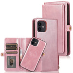 Custodia in pelle magnetica per iPhone 12 con supporto