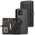 Custodia in pelle magnetica per iPhone 12 con supporto