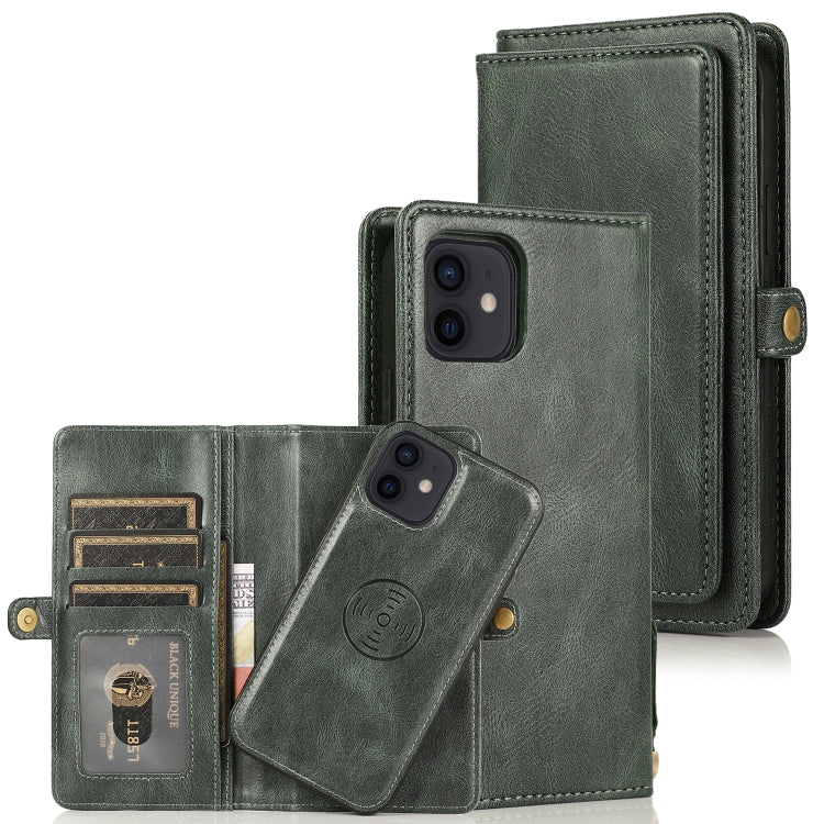 Custodia in pelle magnetica per iPhone 12 con supporto