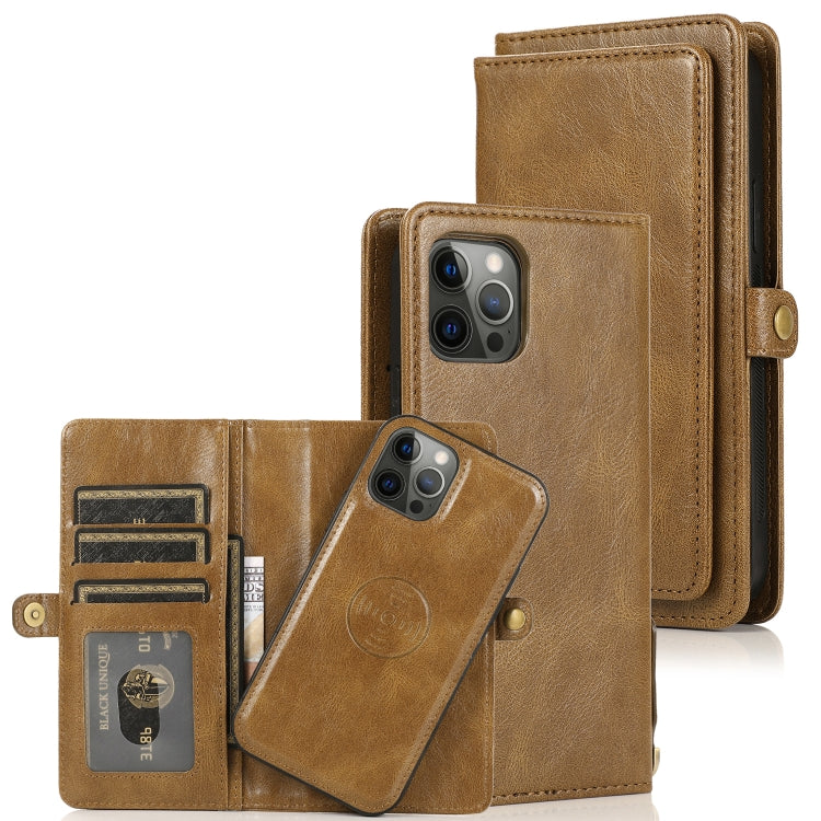 Custodia in pelle magnetica per iPhone 12 con supporto