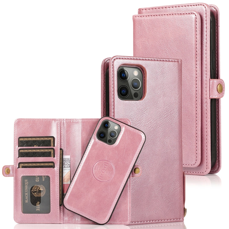 Custodia in pelle magnetica per iPhone 12 con supporto