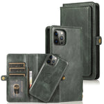 Custodia in pelle magnetica per iPhone 12 con supporto