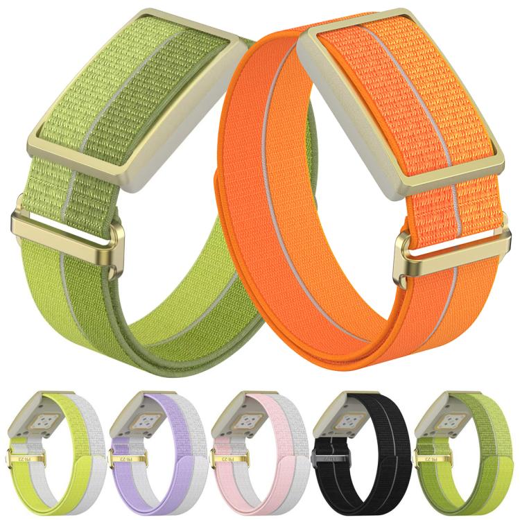 Cinturino per orologio Polar Loop xDfind con fibbia quadrata in metallo, in nylon traspirante con filato di piuma e chiusura a strappo., S Wrist Circumference 135–170 mm, L Wrist Circumference 170-235mm
