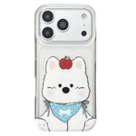 Custodia per telefono in TPU a doppio strato con motivo satinato., For iPhone 17 Pro Max, For iPhone 17 Pro, For iPhone 17, For iPhone 16 Pro Max, For iPhone 16 Pro, For iPhone 16 Plus