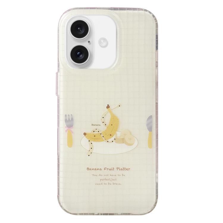 Custodia per telefono in TPU a doppio strato con motivo satinato., For iPhone 16, For iPhone 15 Pro Max, For iPhone 15 Pro, For iPhone 15, For iPhone 14, For iPhone 14 Pro