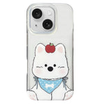 Custodia per telefono in TPU a doppio strato con motivo satinato., For iPhone 16, For iPhone 15 Pro Max, For iPhone 15 Pro, For iPhone 15, For iPhone 14, For iPhone 14 Pro