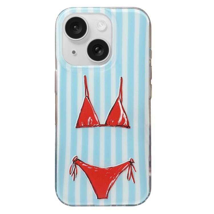 Custodia per telefono in TPU a doppio strato con motivo satinato., For iPhone 16, For iPhone 15 Pro Max, For iPhone 15 Pro, For iPhone 15, For iPhone 14, For iPhone 14 Pro