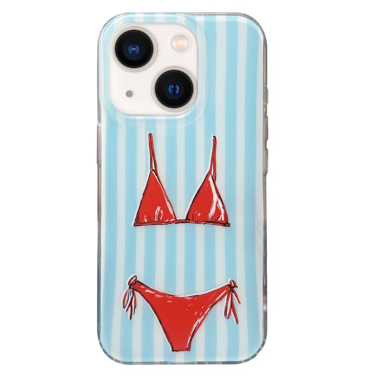 Custodia per telefono in TPU a doppio strato con motivo satinato., For iPhone 14 Pro Max, For iPhone 13
