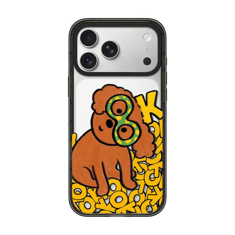 Custodia per telefono in TPU acrilico con motivo a cagnolino carino, For iPhone 17 Pro Max, For iPhone 17 Pro, For iPhone 17, For iPhone Air