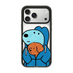 Custodia per telefono in TPU acrilico con motivo a cagnolino carino, For iPhone 17 Pro Max, For iPhone 17 Pro, For iPhone 17, For iPhone Air