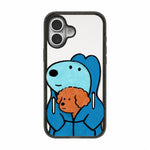Custodia per telefono in TPU acrilico con motivo a cagnolino carino, For iPhone 17 Pro Max, For iPhone 17 Pro, For iPhone 17, For iPhone Air