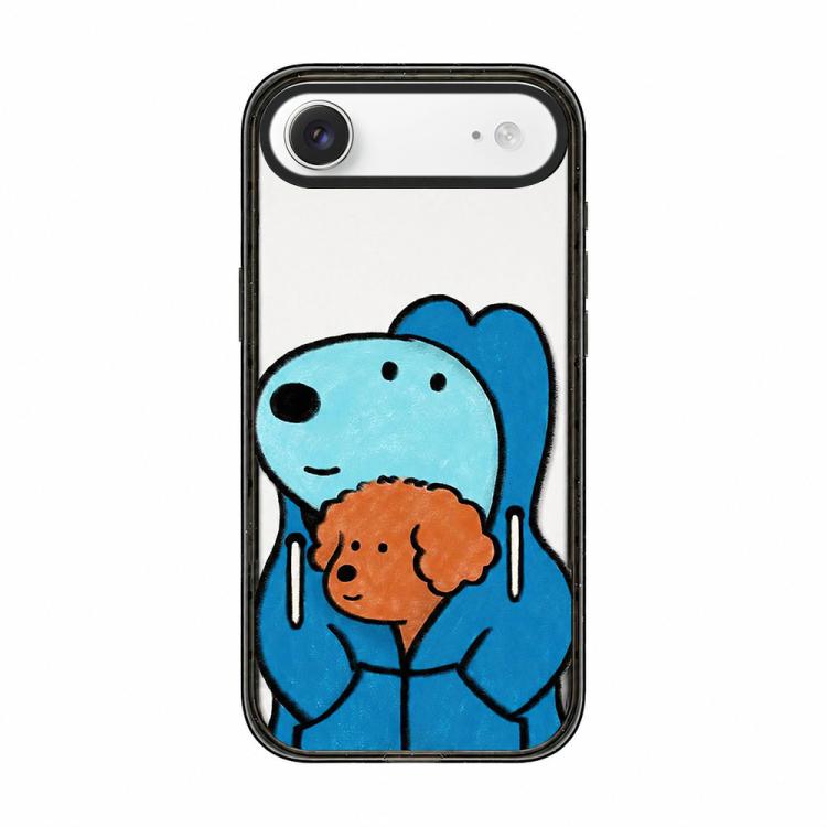 Custodia per telefono in TPU acrilico con motivo a cagnolino carino, For iPhone 17 Pro Max, For iPhone 17 Pro, For iPhone 17, For iPhone Air