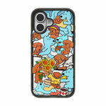 Custodia per telefono in TPU acrilico con motivo a cagnolino carino, For iPhone 16 Pro Max, For iPhone 16 Pro, For iPhone 16 Plus, For iPhone 16