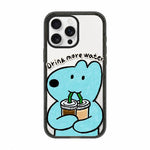 Custodia per telefono in TPU acrilico con motivo a cagnolino carino, For iPhone 14 Plus, For iPhone 14, For iPhone 14 Pro, For iPhone 14 Pro Max