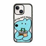 Custodia per telefono in TPU acrilico con motivo a cagnolino carino, For iPhone 13 Pro Max, For iPhone 13 Pro, For iPhone 13, For iPhone 12