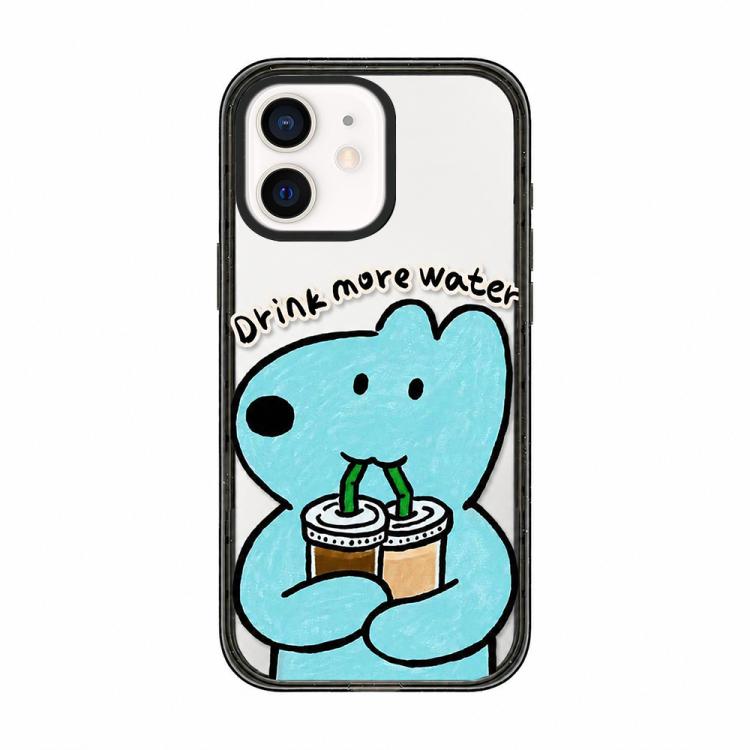 Custodia per telefono in TPU acrilico con motivo a cagnolino carino, For iPhone 13 Pro Max, For iPhone 13 Pro, For iPhone 13, For iPhone 12