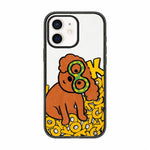 Custodia per telefono in TPU acrilico con motivo a cagnolino carino, For iPhone 13 Pro Max, For iPhone 13 Pro, For iPhone 13, For iPhone 12