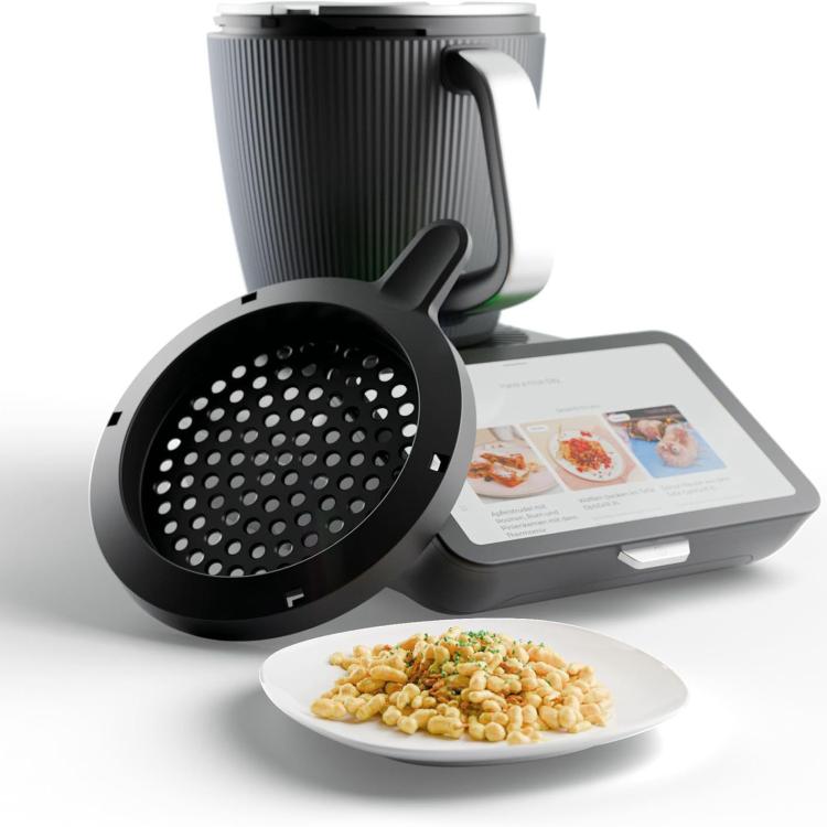 Coperchio di ricambio del filtro per impasto perforato per robot da cucina Thermomix TM7, Strainer Cover