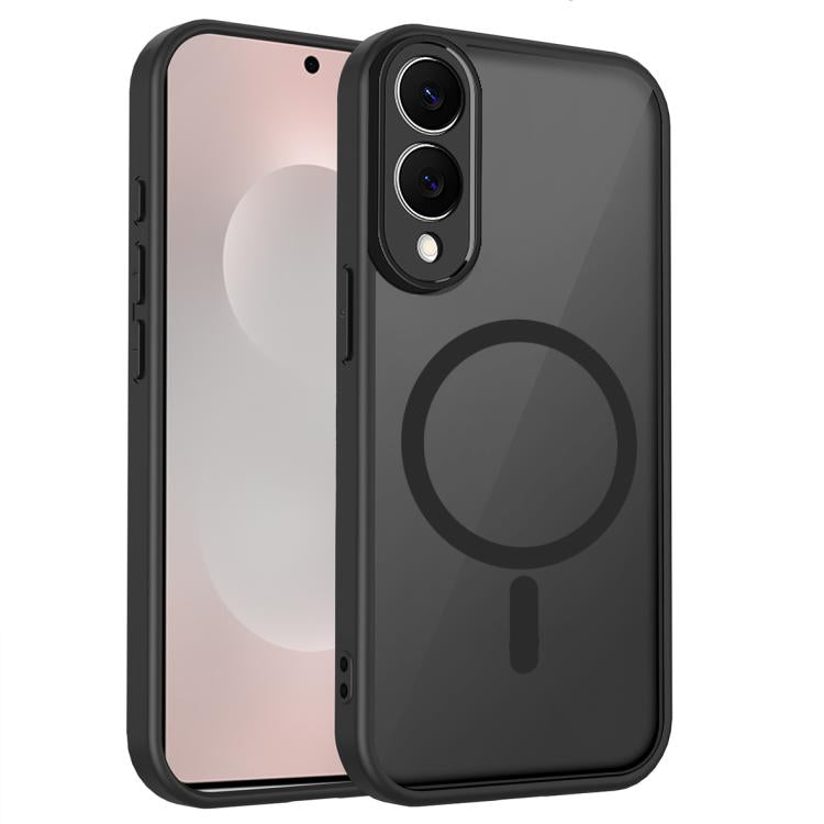 Custodia magnetica per telefono in PC+TPU satinato con effetto pelle., For Galaxy S26 Ultra 5G, For Galaxy S26 5G, For Galaxy S25 FE 5G, For Galaxy S25 Edge 5G, For Galaxy S25 5G, For Galaxy S25+ 5G, For Galaxy S25 Ultra 5G, For Galaxy S24 FE 5G       ...