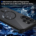 Custodia magnetica per telefono in PC+TPU satinato con effetto pelle., For Galaxy S26 Ultra 5G, For Galaxy S26 5G, For Galaxy S25 FE 5G, For Galaxy S25 Edge 5G, For Galaxy S25 5G, For Galaxy S25+ 5G, For Galaxy S25 Ultra 5G, For Galaxy S24 FE 5G       ...