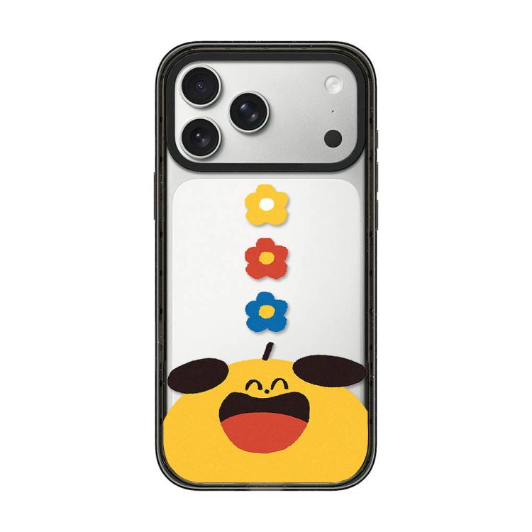 Custodia per telefono in TPU acrilico con motivo a fiorellino rosso in stile cartone animato, For iPhone 17 Pro Max, For iPhone 17 Pro, For iPhone 17, For iPhone Air