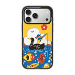 Custodia per telefono in TPU acrilico con motivo a fiorellino rosso in stile cartone animato, For iPhone 17 Pro Max, For iPhone 17 Pro, For iPhone 17, For iPhone Air