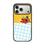 Custodia per telefono in TPU acrilico con motivo a fiorellino rosso in stile cartone animato, For iPhone 17 Pro Max, For iPhone 17 Pro, For iPhone 17, For iPhone Air