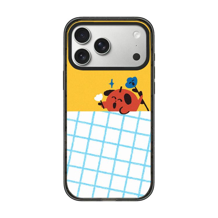 Custodia per telefono in TPU acrilico con motivo a fiorellino rosso in stile cartone animato, For iPhone 17 Pro Max, For iPhone 17 Pro, For iPhone 17, For iPhone Air