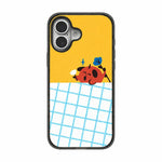Custodia per telefono in TPU acrilico con motivo a fiorellino rosso in stile cartone animato, For iPhone 17 Pro Max, For iPhone 17 Pro, For iPhone 17, For iPhone Air