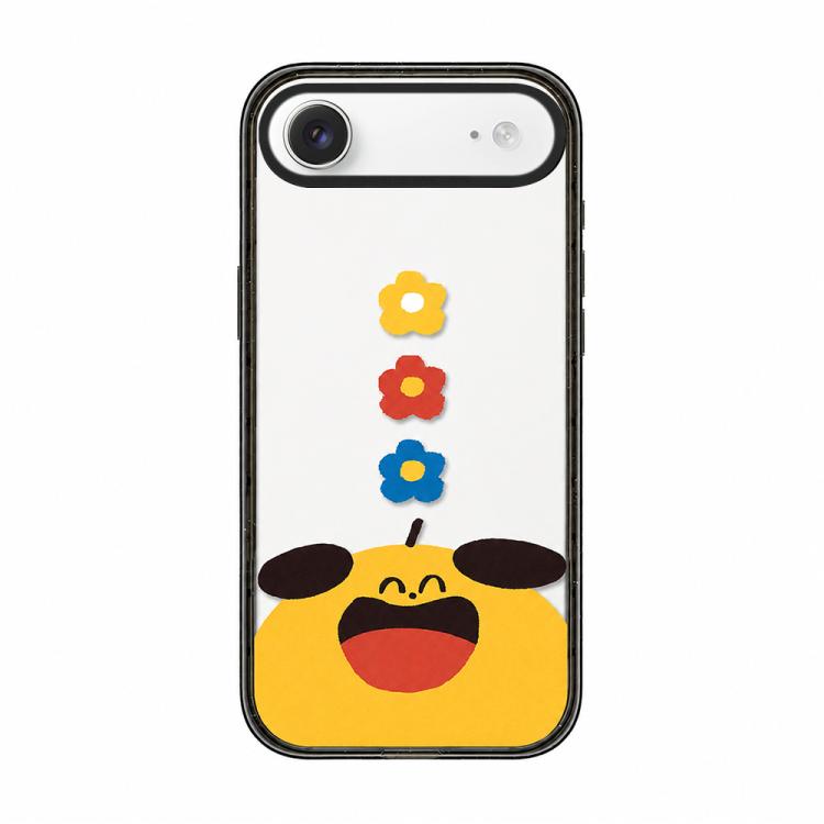 Custodia per telefono in TPU acrilico con motivo a fiorellino rosso in stile cartone animato, For iPhone 17 Pro Max, For iPhone 17 Pro, For iPhone 17, For iPhone Air