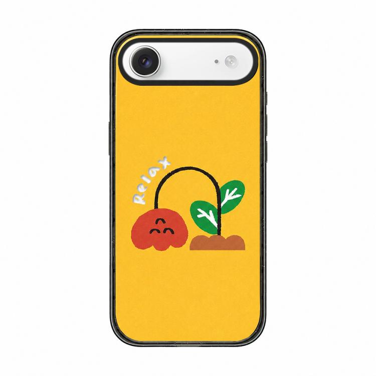 Custodia per telefono in TPU acrilico con motivo a fiorellino rosso in stile cartone animato, For iPhone 17 Pro Max, For iPhone 17 Pro, For iPhone 17, For iPhone Air