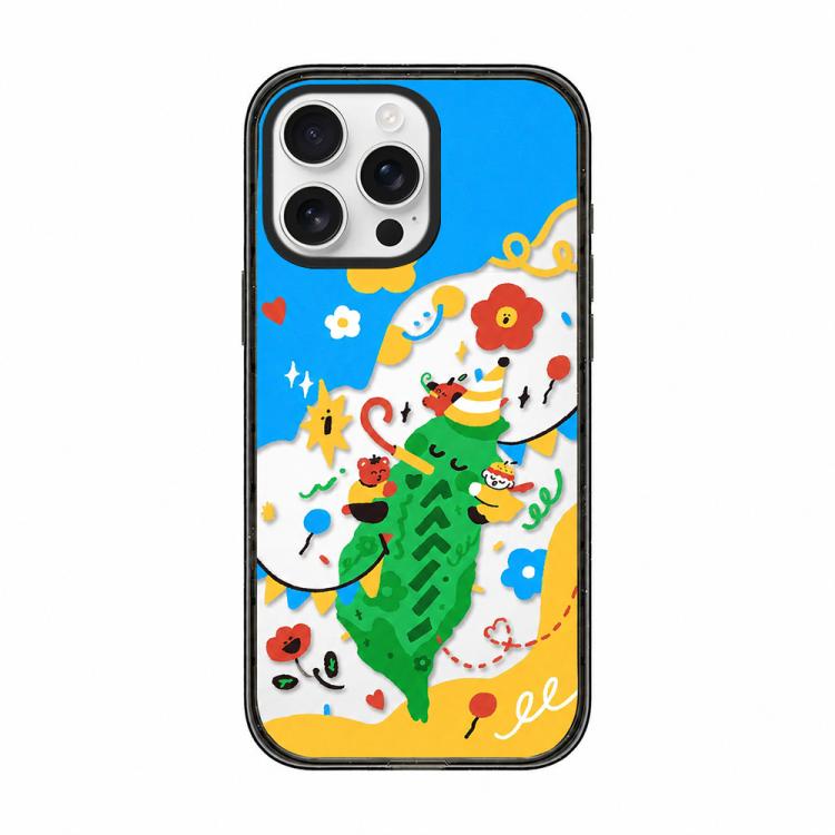 Custodia per telefono in TPU acrilico con motivo a fiorellino rosso in stile cartone animato, For iPhone 16 Pro Max, For iPhone 16 Pro, For iPhone 16 Plus, For iPhone 16