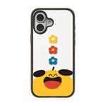 Custodia per telefono in TPU acrilico con motivo a fiorellino rosso in stile cartone animato, For iPhone 16 Pro Max, For iPhone 16 Pro, For iPhone 16 Plus, For iPhone 16