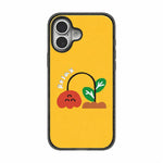 Custodia per telefono in TPU acrilico con motivo a fiorellino rosso in stile cartone animato, For iPhone 16 Pro Max, For iPhone 16 Pro, For iPhone 16 Plus, For iPhone 16