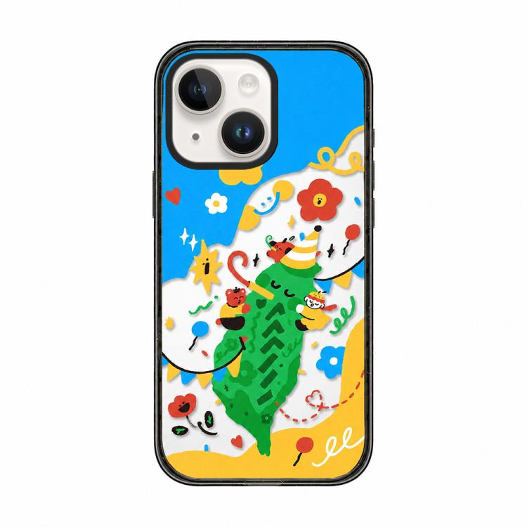 Custodia per telefono in TPU acrilico con motivo a fiorellino rosso in stile cartone animato, For iPhone 15 Pro Max, For iPhone 15 Pro, For iPhone 15 Plus, For iPhone 15