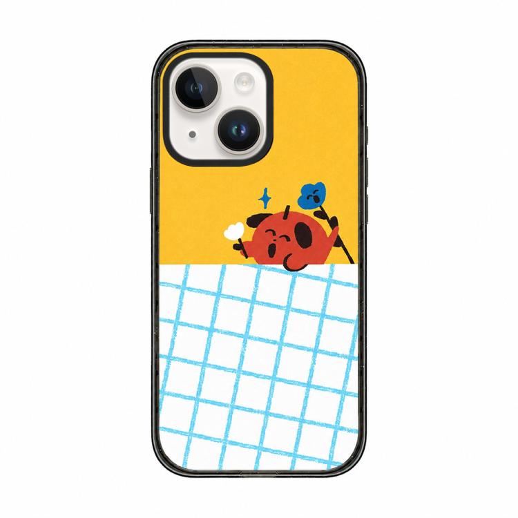 Custodia per telefono in TPU acrilico con motivo a fiorellino rosso in stile cartone animato, For iPhone 15 Pro Max, For iPhone 15 Pro, For iPhone 15 Plus, For iPhone 15